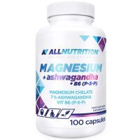 Allnutrition Magnesium+ Ashwagandha + B6(P-5-P), 100 kaps.