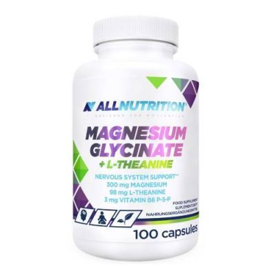 Allnutrition Magnesium glycinate + L-Theanine, 100 kaps.