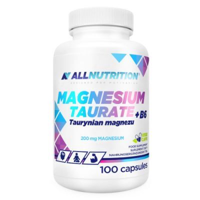Allnutrition Magnesium Taurate + B6 Taurynian Magnezu, 100 kaps.