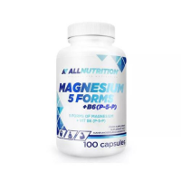 ALLNUTRITION Magnez 5 Form + Witamina B6, 100kaps.