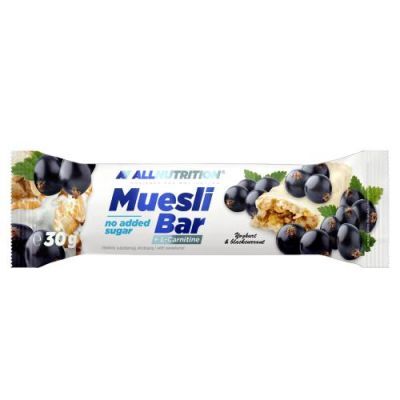 ALLNUTRITION Muesli Bar Baton energetyczny z l-karnityną Czarna porzeczka, 30g