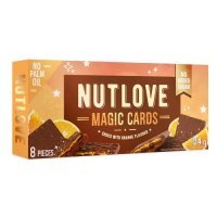ALLNUTRITION Nutlove Magic Cards Ciasteczka kakaowe z kremem pomarańczowym, 104g