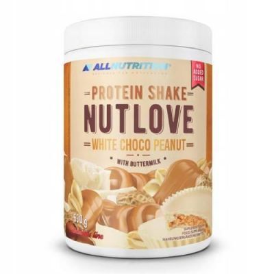 ALLNUTRITION Nutlove Protein Shake White Choco Peanut Shake proteinowy, 630g