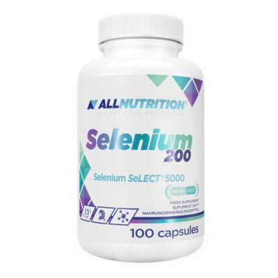 ALLNUTRITION Selenium 200 mg - selen forte 100 kapsułek
