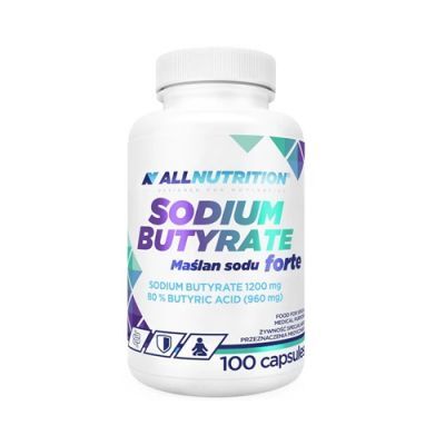 Allnutrition Sodium Butyrate Maślan sodu Forte 1200 mg, 100 kaps.