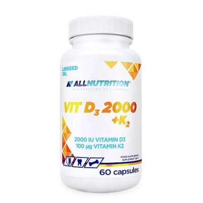 Allnutrition Vit D3 2000 + K2, 60 kaps.