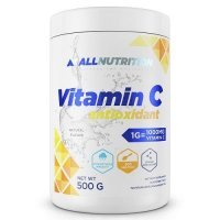 ALLNUTRITION Vitamin C antioxidant  witamina C proszek 500 g  DATA WAŻNOŚCI
