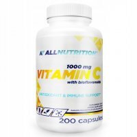 ALLNUTRITION Witamina C 1000 mg+ bioflawonoidy 200 kapsułek