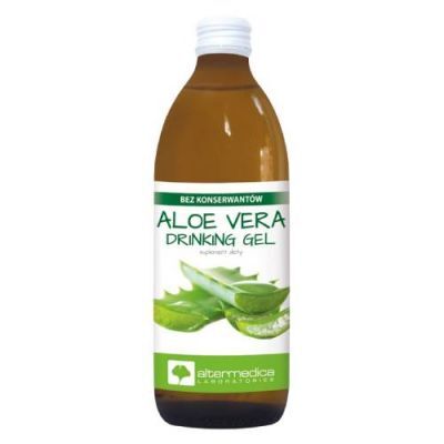 Alter Medica Sok Aloe Vera gel aloes z kawałkami miąższu, 500 ml