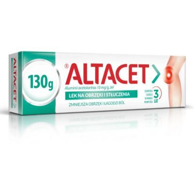 ALTACET Żel, 130 g - lek przeciwbólowy do stosowania na skórę