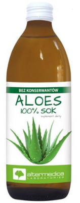 Alter Medica Aloes 100% sok, 1000 ml