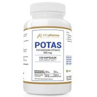 ALTO PHARMA Cytrynian Potasu 350 mg 120 Vege kapsułek