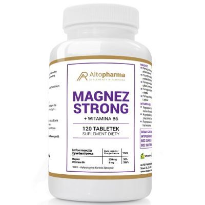 ALTO PHARMA Magnez Strong + Witamina B6 120 Vege tabletek