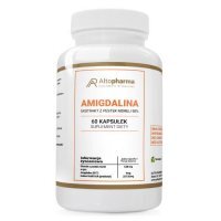 ALTOPHARMA Amigdalina 4mg Witamina B17 Ekstrakt z pestek moreli 98% + prebiotyk, 60 kaps.