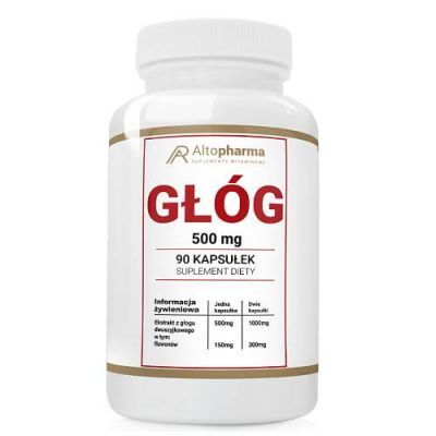 ALTOPHARMA Głóg 500 mg, 90 kaps.