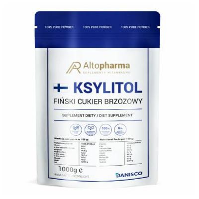 ALTOPHARMA Ksylitol Fiński Cukier Brzozowy, 1 kg
