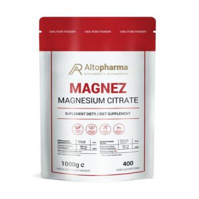 ALTOPHARMA Magnez proszek, 1000g