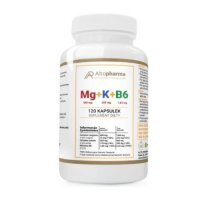 ALTOPHARMA Mg+K+B6 Magnez Potas Witamina B6, 120 kapsułek