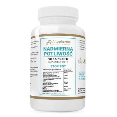 ALTOPHARMA Nadmierna Potliwość, 90 kaps.