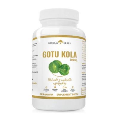 ALTOPHARMA Natural Herbs Gotu Kola 500 mg, 60 kaps.