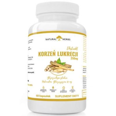 ALTOPHARMA Natural Herbs Korzeń Lukrecji 250 mg, 60 kaps.