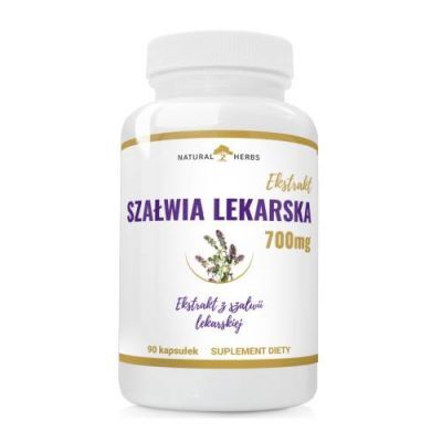 ALTOPHARMA Natural Herbs Szałwia Lekarska 700 mg, 90 kaps.