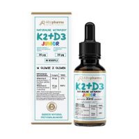 ALTOPHARMA Naturalne Witaminy K2 + D3 Junior FORTE krople, 30 ml