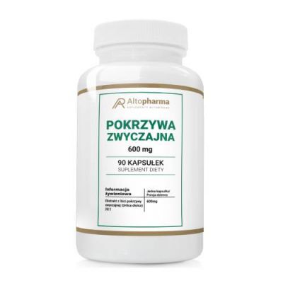 ALTOPHARMA Pokrzywa Zwyczajna 600 mg, 90 kaps.