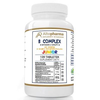ALTOPHARMA Witamina B Complex Junior, 120 tabl. do ssania