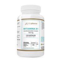 ALTOPHARMA Witamina B1 100mg Chlorowodorek Tiaminy, 120 kapsułek