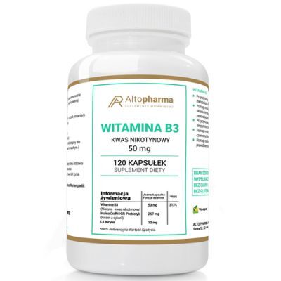 ALTOPHARMA Witamina B3 50 mg, 120 kaps.