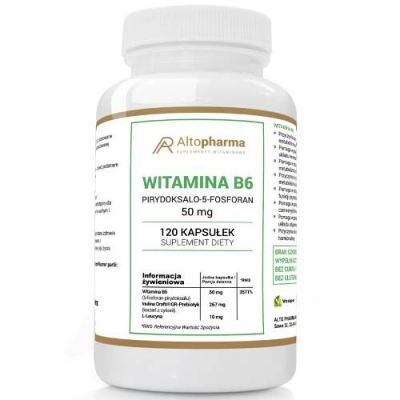 ALTOPHARMA Witamina B6 50 mg, 120 kaps.