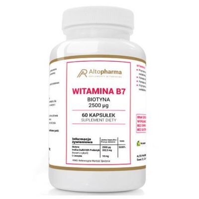 Altopharma Witamina B7 Biotyna 2500 µg, 60 kaps.