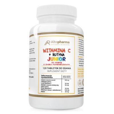 Altopharma Witamina C + Rutyna Junior, 120 tabl. do ssania