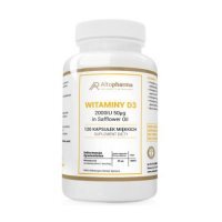ALTOPHARMA Witamina D3 2000IU 50µg, 120 kaps. miękkich
