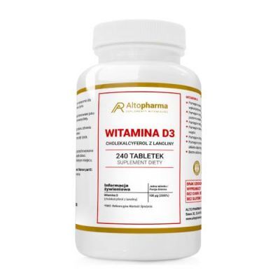 Altopharma Witamina D3 4000 IU, 240 tabl.