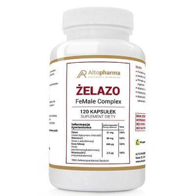 ALTOPHARMA Żelazo Female Complex, 120 kaps.