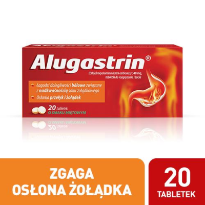 ALUGASTRIN 20 tabletek do ssania