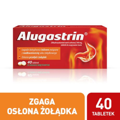ALUGASTRIN 40 tabletek do ssania