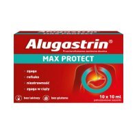 ALUGASTRIN MAX Protect zawiesina doustna 10 saszetek po 10 ml