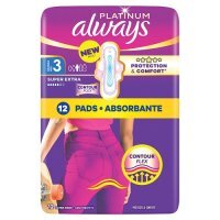 Always Platinum Podpaski Super Extra Rozmiar 3, 12 szt.