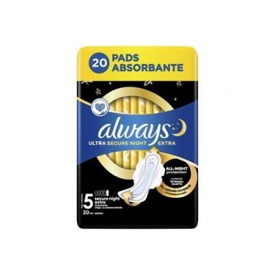 ALWAYS ULTRA EXNIGHT PROTECT PLUS Quatro podpaski 4 x 5 sztuk