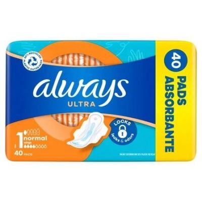 ALWAYS ULTRA NORMAL+ Quatro podpaski 4 x 10 sztuk