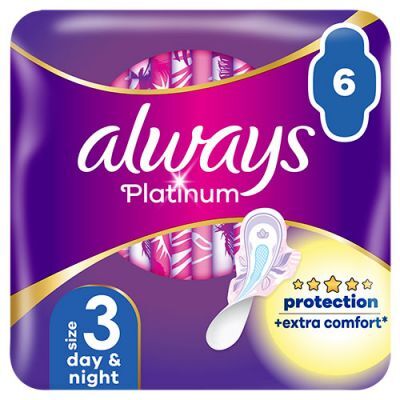 ALWAYS ULTRA PLATINUM NIGHT Podpaski 6 sztuk