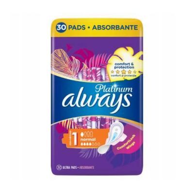 ALWAYS ULTRA PLATINUM NORMAL Podpski 30 sztuk