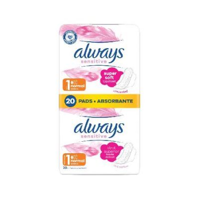 Always Ultra Sensitive Podpaski Normal Plus, 20 szt.