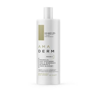 AMADERM PSORIA Kojący żel do kąpieli i pod prysznic, 400 ml