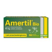 AMERTIL BIO 10 tabletek, na alergie