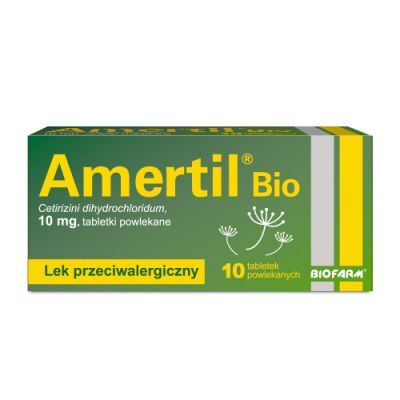AMERTIL BIO 10 tabletek, na alergie