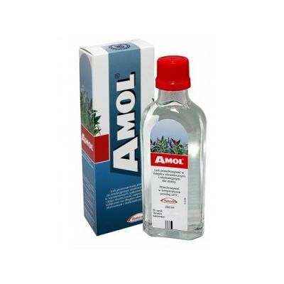 AMOL płyn 250 ml, olejki eteryczne, przeziębienie, niestrawność
